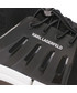 Mokasyny męskie Karl Lagerfeld Sneakersy  - KL53225 Black Knit Textile