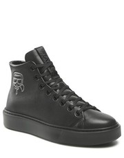 Mokasyny męskie Sneakersy  - KL52257U Black Lthr/Mono - eobuwie.pl Karl Lagerfeld
