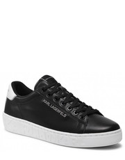 Mokasyny męskie Sneakersy  - KL51019 Black Lthr - eobuwie.pl Karl Lagerfeld
