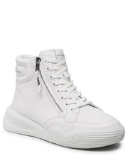 Mokasyny męskie Sneakersy  - KL52855 White Lthr/Mono - eobuwie.pl Karl Lagerfeld