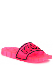 Klapki Klapki  - KL80710 Hot Pink Rubber - eobuwie.pl Karl Lagerfeld