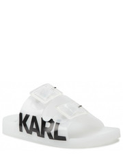 Klapki Klapki  - KL80720 White Pu - eobuwie.pl Karl Lagerfeld
