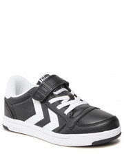 Półbuty dziecięce Sneakersy  - Stadil Light Quick Jr 210727-2114 Black/White - eobuwie.pl Hummel