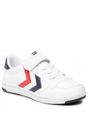 Półbuty dziecięce Sneakersy  - Stadil Light Quick Jr 210727-9001 White - eobuwie.pl Hummel
