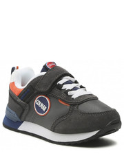 Półbuty dziecięce Sneakersy  - Travis Sport Colors Y04 M Dk.Gray/Royal Blue/Orange - eobuwie.pl Colmar
