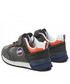 Półbuty dziecięce Colmar Sneakersy  - Travis Sport Colors Y04 M Dk.Gray/Royal Blue/Orange