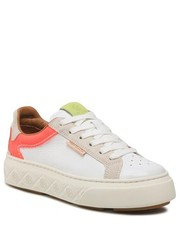 Sneakersy Sneakersy Tory burch - Ladybug Sneaker Adria 141755 White/Fluorescent Pink/Frost 100 - eobuwie.pl Tory Burch