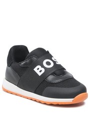 Sneakersy dziecięce Sneakersy  - J09178 S Black 09B - eobuwie.pl Boss