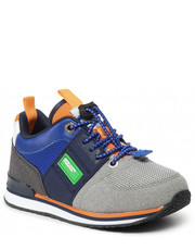 Półbuty dziecięce Sneakersy  - Power Mix BTK213005 Ciment/Royal 4032 - eobuwie.pl United Colors Of Benetton