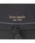 Listonoszka Kate Spade Torebka  - Knott Pebbled Leather Flap Cro K6830 Black 001