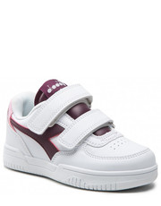 Półbuty dziecięce Sneakersy  - Raptor Low Ps 101.177721-D0101 White/Grape Wine - eobuwie.pl Diadora