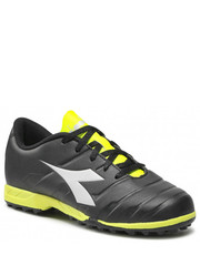 Sportowe buty dziecięce Buty  - Pichichi 3 Tf Jr 101.176270 01 C3262 Black/Yellow Fl Dd/Silver - eobuwie.pl Diadora