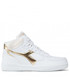 Sneakersy Diadora Sneakersy  - Raptor Mid Metallic Satin Wn White/Gold