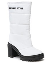 Kozaki Kozaki MICHAEL Michael Kors - Holt Quilted Boot 40F2HOMB5D Optic White - eobuwie.pl Michael Michael Kors