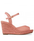 Sandały Jenny Fairy Espadryle  - LS5792-01 Różowy
