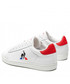 Mokasyny męskie Le Coq Sportif Sneakersy  - Courtset 2210640 Optical White/Fiery Red