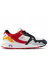 Mokasyny męskie Le Coq Sportif Sneakersy  - Lcs R1000 Colors 2210269 Optical White/Fiery Red
