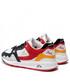 Mokasyny męskie Le Coq Sportif Sneakersy  - Lcs R1000 Colors 2210269 Optical White/Fiery Red