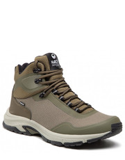 Buty sportowe Trekkingi  - Fara Mid 2 Mens Drymaxx Outdoor Shoes 054-2622 Dark Olive Green A58 - eobuwie.pl Halti