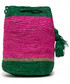 Shopper bag Manebi Torebka  - Beach Bucket V 2.9 AE Green/Fuchsia Raffia