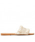 Klapki Manebi Klapki  - Leather Sandals S 2.8 Y0 Natural Shells & Crochet