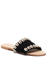 Klapki Klapki  - Leather Sandals S 2.9 Y0 Black - eobuwie.pl Manebi