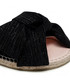 Espadryle Manebi Espadryle  - Sandals With Bow G 0.1 J0 Sparkling Black