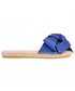 Espadryle Manebi Espadryle  - Sandals With Bow O 1.6 J0 Electric Blue