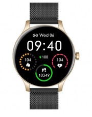 Zegarek damski Smartwatch  - Classy Gold/Black - eobuwie.pl Garett Electronics
