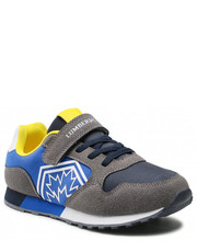 Półbuty dziecięce Sneakersy  - Buster SBE1311-001-R36 S Dk Grey/Royal Blue M0944 - eobuwie.pl Lumberjack