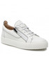 Mokasyny męskie Giuseppe Zanotti Sneakersy  - RU10059 009 White