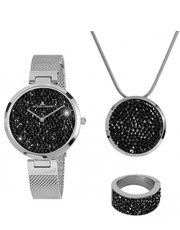 Zegarek damski Zestaw upominkowy  - Jewellery Set 1-2035G-SET56 Silver - eobuwie.pl Jacques Lemans