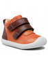 Półbuty dziecięce Bundgaard Sneakersy  - The Walk Velcro Sporty BG101166W Burnt Orange 817