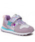 Półbuty dziecięce Shone Sneakersy  - 617K-032 Lilac