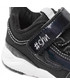 Półbuty dziecięce Shone Sneakersy  - 10260-031 Black