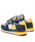 Półbuty dziecięce Shone Sneakersy  - 617K-033 Blue