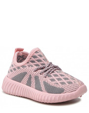 Półbuty dziecięce Sneakersy  - Fly Knit 002 Pink - eobuwie.pl Shone