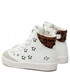 Trzewiki dziecięce Shone Sneakersy  - 1273-033 White