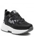Półbuty dziecięce Michael Kors Kids Sneakersy  - Cosmo Sport MK100498 Black/Silver