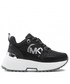 Półbuty dziecięce Michael Kors Kids Sneakersy  - Cosmo Sport MK100498 Black/Silver