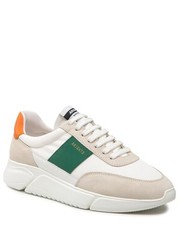 Mokasyny męskie Sneakersy  - Genesis Vintage Runner 27566 White/Orange/Green - eobuwie.pl Axel Arigato