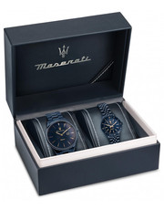 Zegarek damski Zestaw 2 zegarków  - Solar Blue R8853149002 Navy - eobuwie.pl Maserati