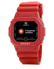 Zegarek męski Smartwatch  - B60002/3 Red/Red - eobuwie.pl Marea