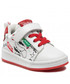 Półbuty dziecięce Kickers Sneakersy  - Biskaros 895910-30 M Blanc Rouge Street 31