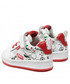 Półbuty dziecięce Kickers Sneakersy  - Biskaros 895910-30 M Blanc Rouge Street 31