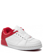 Mokasyny męskie Sneakersy  - Accel Og 5101000139170 White/Red - eobuwie.pl Es