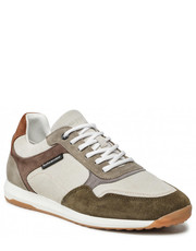 Mokasyny męskie Sneakersy  - Puncheur CDLM221107 Off White/Green/Taupe - eobuwie.pl Cycleur De Luxe