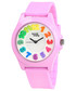Zegarek dziecięcy Knock Nocky Zegarek  - Rainbow RB3624006 Pink/Pink