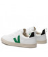 Półbuty dziecięce Veja Sneakersy  - Small V-10 Lace Cwl CXL071928J White/Emeraude/Black