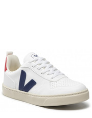 Półbuty dziecięce Sneakersy  - Small V-10 Laces Cwl CX0712570C White/Cobalt/Pekin 1 - eobuwie.pl Veja